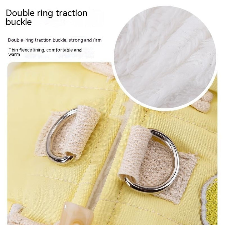 Cat Clothes Autumn And Winter Clothes Thickened Cotton-padded Clothes Anti-lint