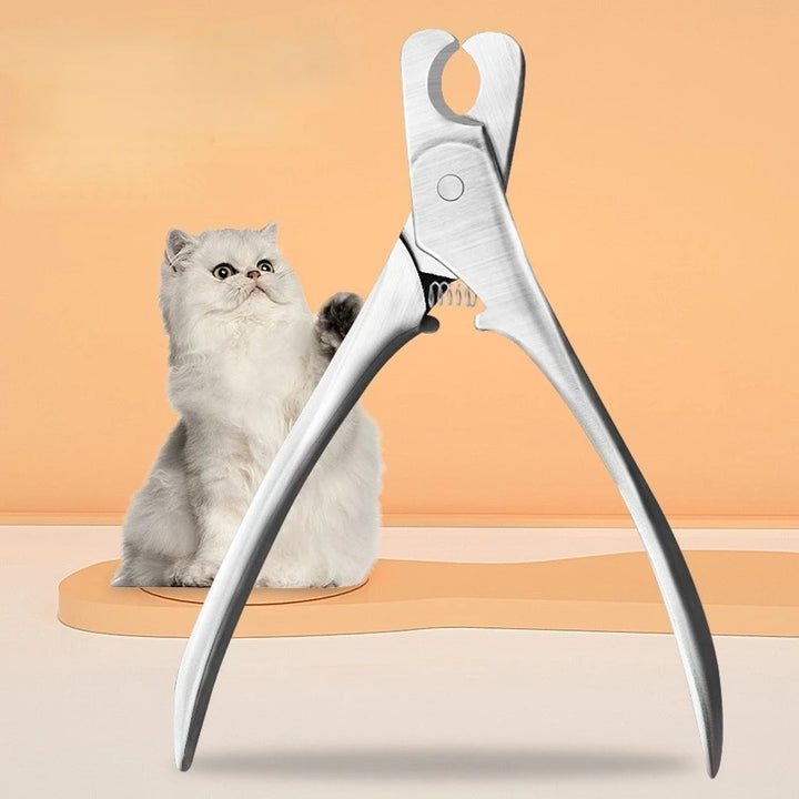 Professional Pet Nail Clipper Sharp Stainless Steel Safety Trimmer for Dogs and Cats