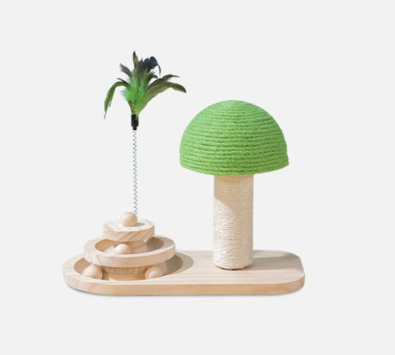 Pet Scratching Post Toy Furniture With Sisal Balls Claw Scratcher
