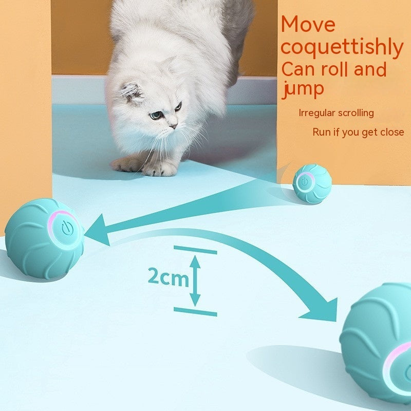 Smart Pet Rolling Ball Interactive Automatic USB Bouncing Toy