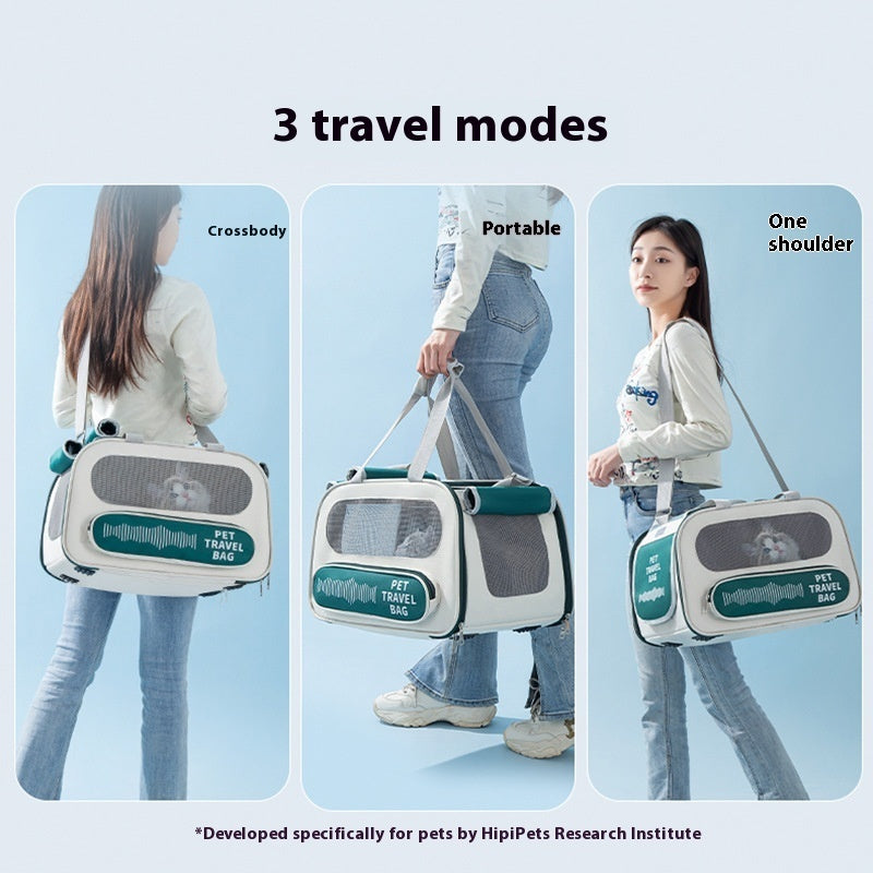 Portable Breathable Pet Backpack Large Capacity Carrier