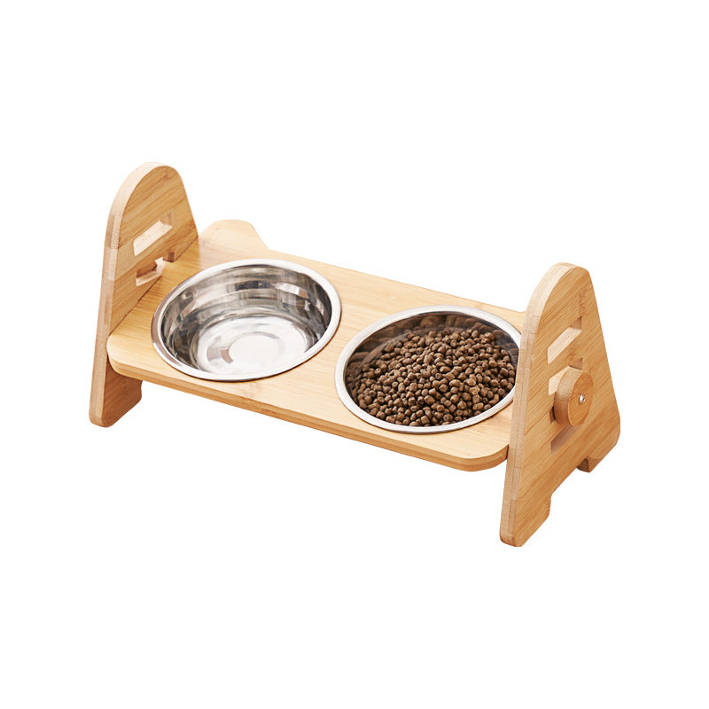 Oblique Mouth Pet Cervical Spine Protection Cat Dog Drinking Bowl