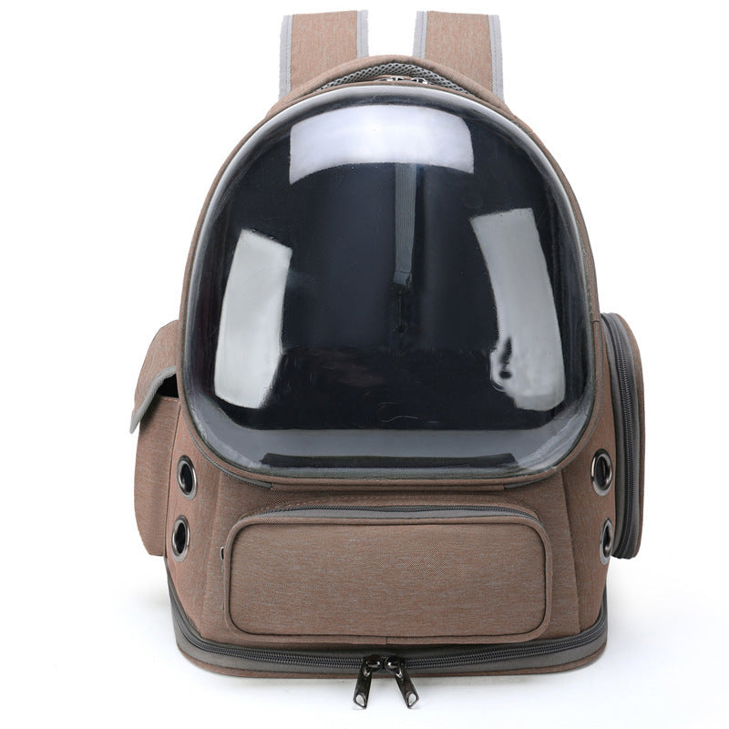 Portable Transparent Pet Backpack Space Capsule Bag for Cats and Dogs