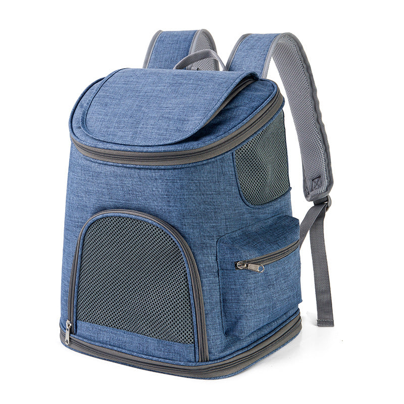 New Portable Pet Backpack Oxford Cloth Shoulder Bag for Dogs