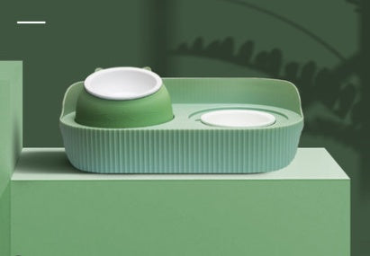 Ceramic Pet Food Bowl Ergonomic Design Cervical Spine Protection