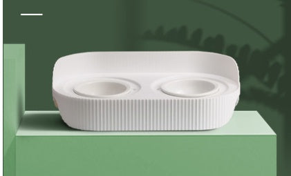 Ceramic Pet Food Bowl Ergonomic Design Cervical Spine Protection