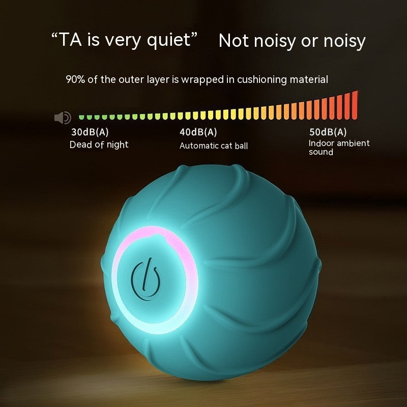 Smart Pet Rolling Ball Interactive Automatic USB Bouncing Toy