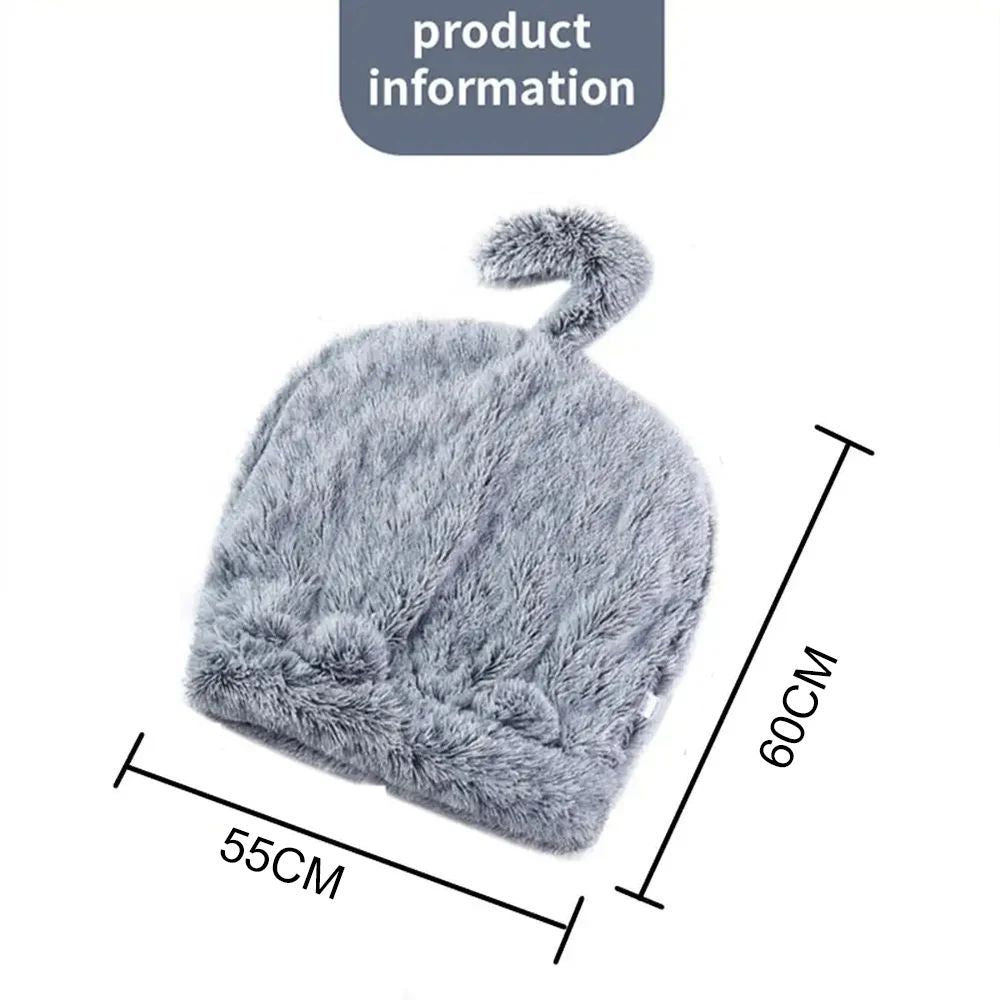 Plush Pet Hideout House Winter Warm Sleeping Bed Small Animal Nest