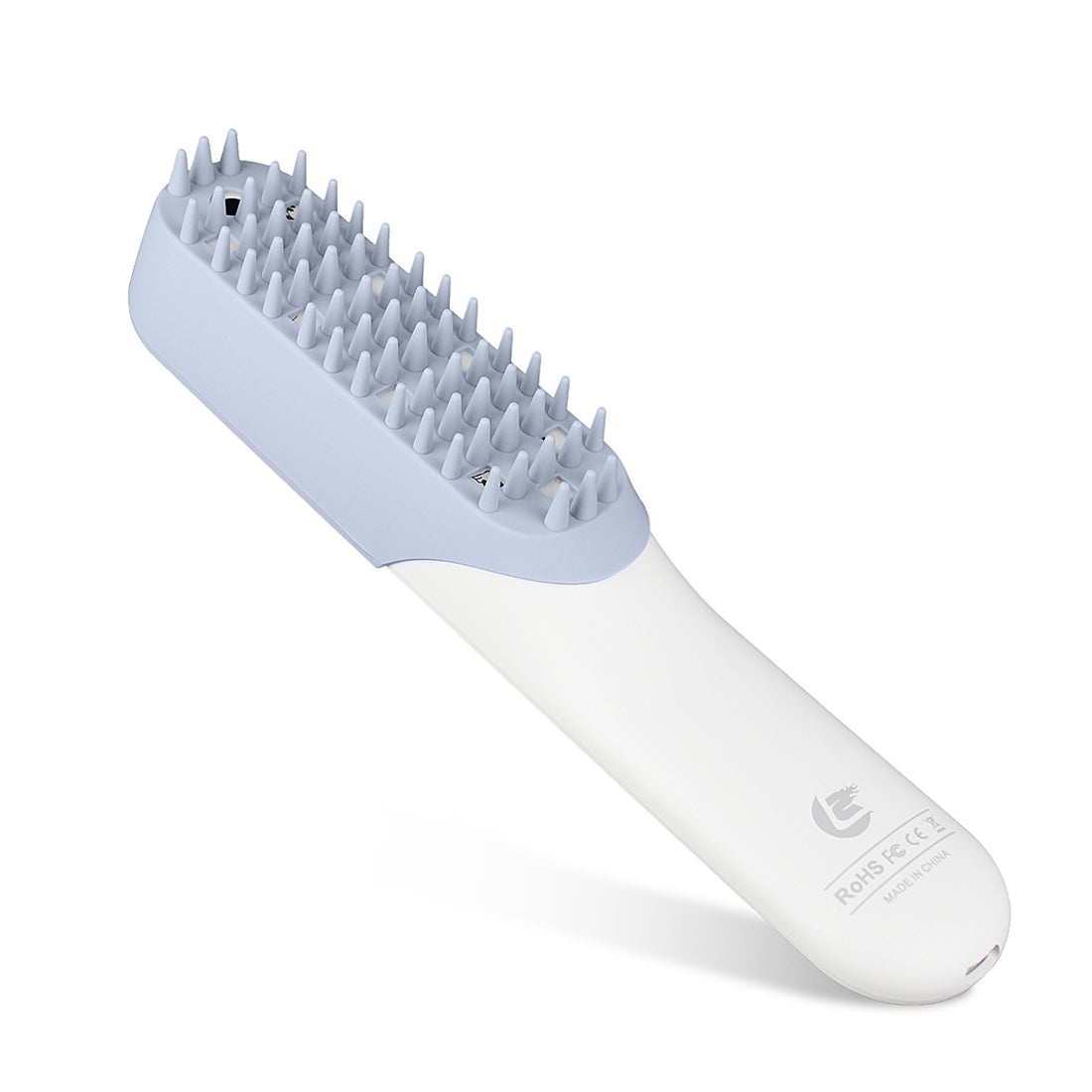 Silicone Pet Massage Brush with Deodorizing and Sterilizing Function for Grooming and Fur Removal