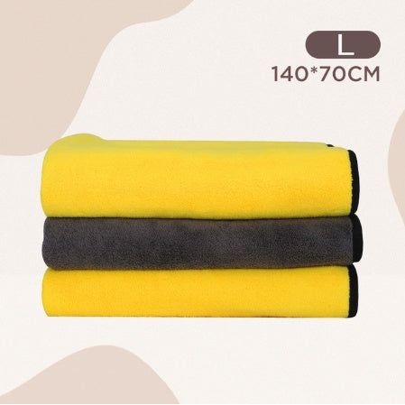 Absorbent Pet Bath Towel Quick-Drying Microfiber Towel for Dogs