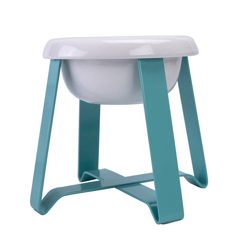 2-in-1 Creative Pet Bowl Antislip Food and Water Feeder With Stand