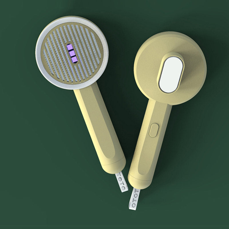 Hoopet 2-in-1 Pet Grooming Comb and Hair Detector with UVC Moss Lamp for Cats and Dogs
