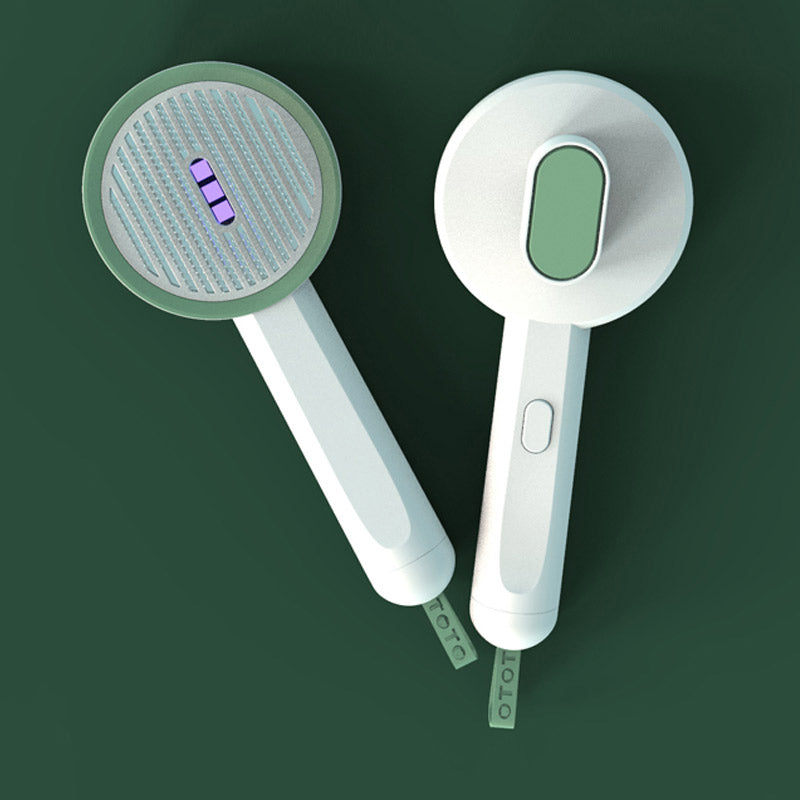 Hoopet 2-in-1 Pet Grooming Comb and Hair Detector with UVC Moss Lamp for Cats and Dogs