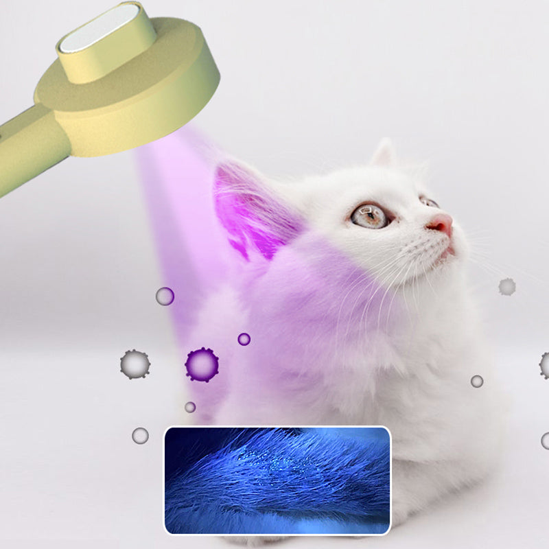 Hoopet 2-in-1 Pet Grooming Comb and Hair Detector with UVC Moss Lamp for Cats and Dogs