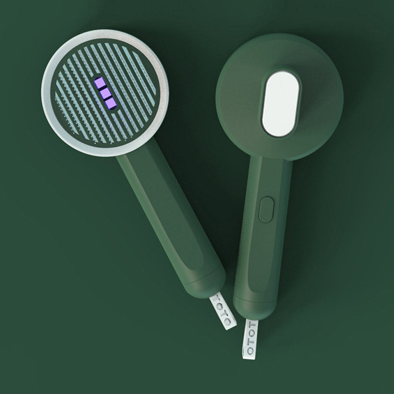 Hoopet 2-in-1 Pet Grooming Comb and Hair Detector with UVC Moss Lamp for Cats and Dogs