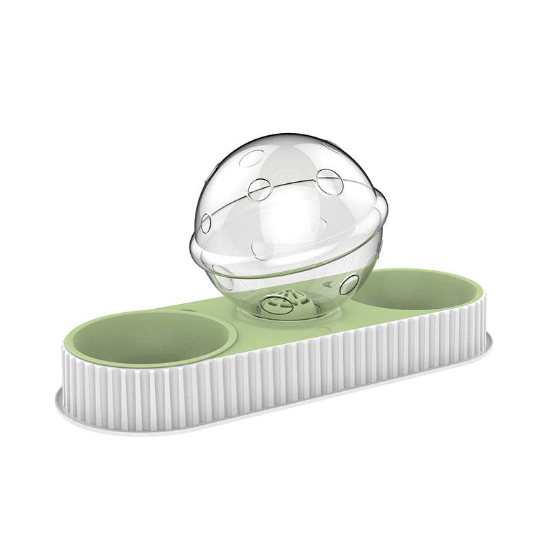 Plastic Automatic Pet Water and Food Feeder Bowl for Cats and Dogs