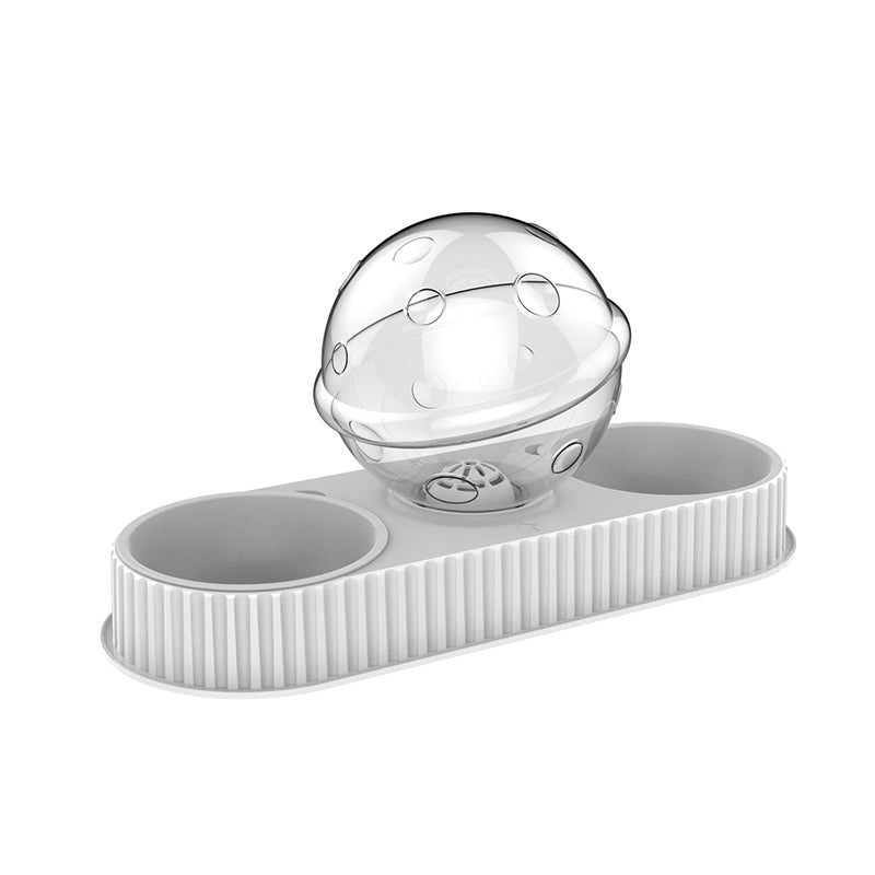 Plastic Automatic Pet Water and Food Feeder Bowl for Cats and Dogs