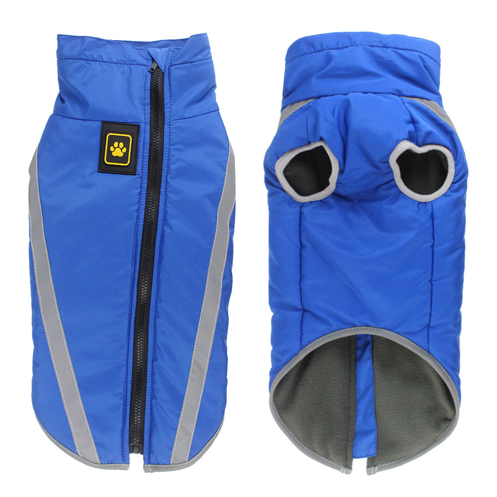 Pet Double-Layer Jacket Emotional Comfort Cotton Polyester Clothes