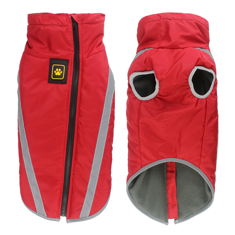 Pet Double-Layer Jacket Emotional Comfort Cotton Polyester Clothes