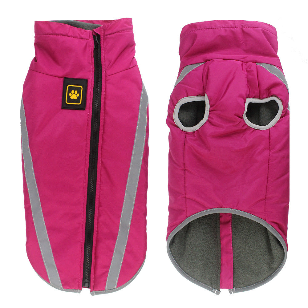 Pet Double-Layer Jacket Emotional Comfort Cotton Polyester Clothes