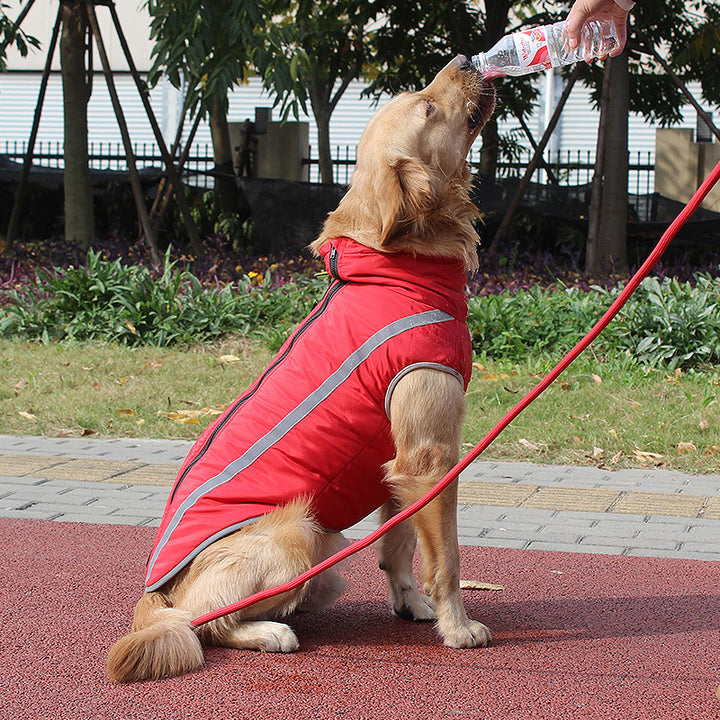 Pet Double-Layer Jacket Emotional Comfort Cotton Polyester Clothes
