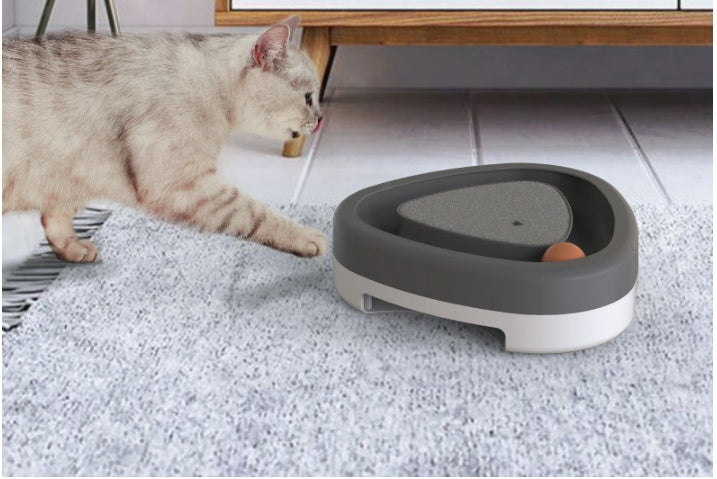Smart Pet Cat Triangle Turntable Interactive Electric Scratcher Toy