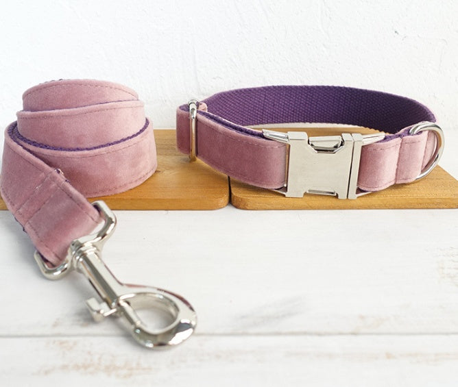 Pet Leash and Collar Set Adjustable and Durable for Dogs