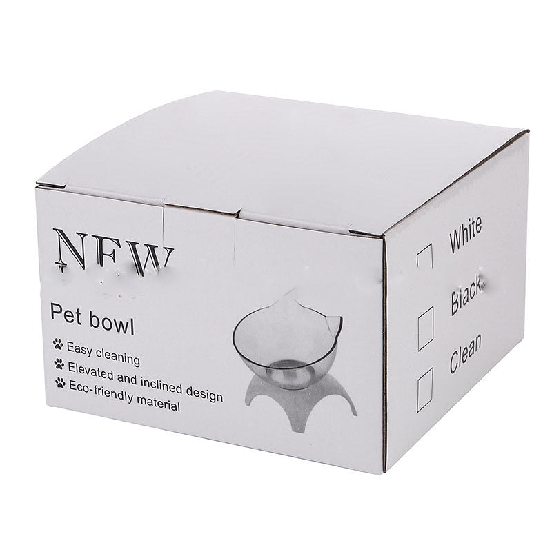 Non-Slip Raised Pet Double Bowl Food Feeder Cervical Protection