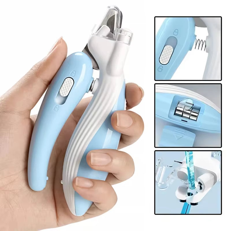 Professional Pet Nail Clippers Labor-Saving Paw Trimmer for Dogs and Cats