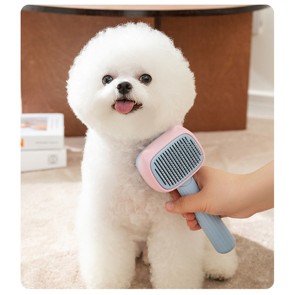 Pet Deshedding Grooming Brush for Dogs and Cats Reduces Shedding for Short and Long Hair Breeds
