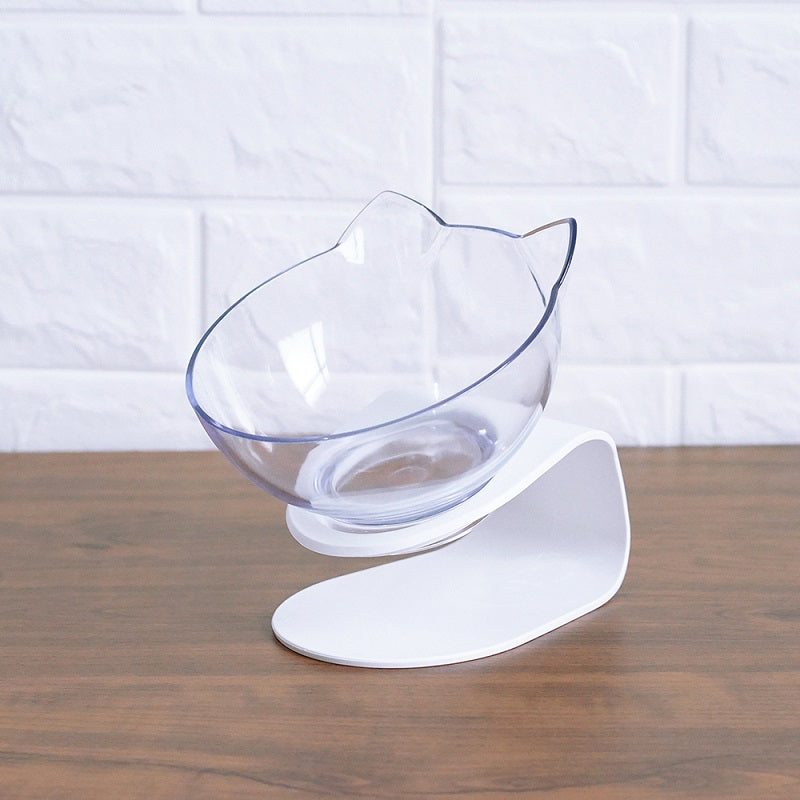 Non-Slip Raised Pet Double Bowl Food Feeder Cervical Protection