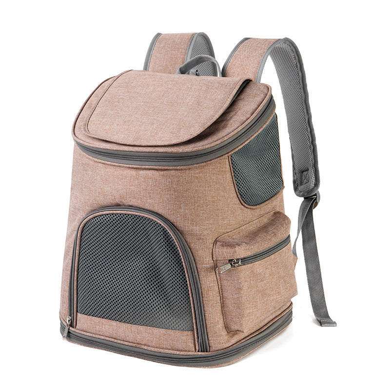 New Portable Pet Backpack Oxford Cloth Shoulder Bag for Dogs