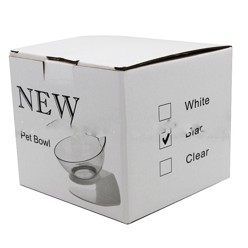 Non-Slip Raised Pet Double Bowl Food Feeder Cervical Protection