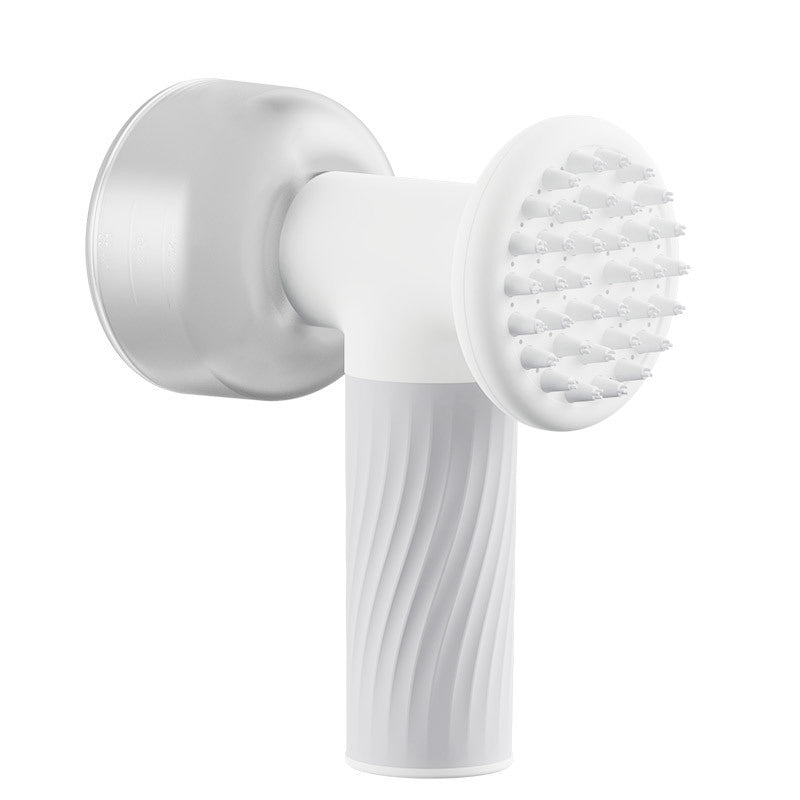 Automatic Foaming Pet Bath Brush with Soap Dispenser Electric Grooming and Massage Tool for Dogs and Cats