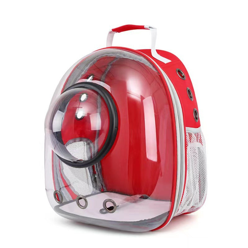 Transparent Pet Backpack Large Capacity Breathable Skylight Carrier for Cats