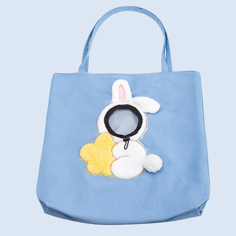 Animal-Shaped Pet Backpack Off-Shoulder Portable Bag for Cats and Dogs