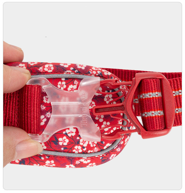 Pet Leash Set with Vest-Style Chest Harness