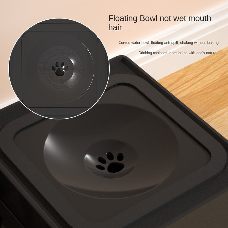 Adjustable Stainless Pet Double Bowl Elevated Food and Water Feeder