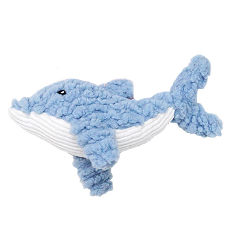 Plush Pet Toy Animal Shape Bite Resistant Squeaky Training Accessory