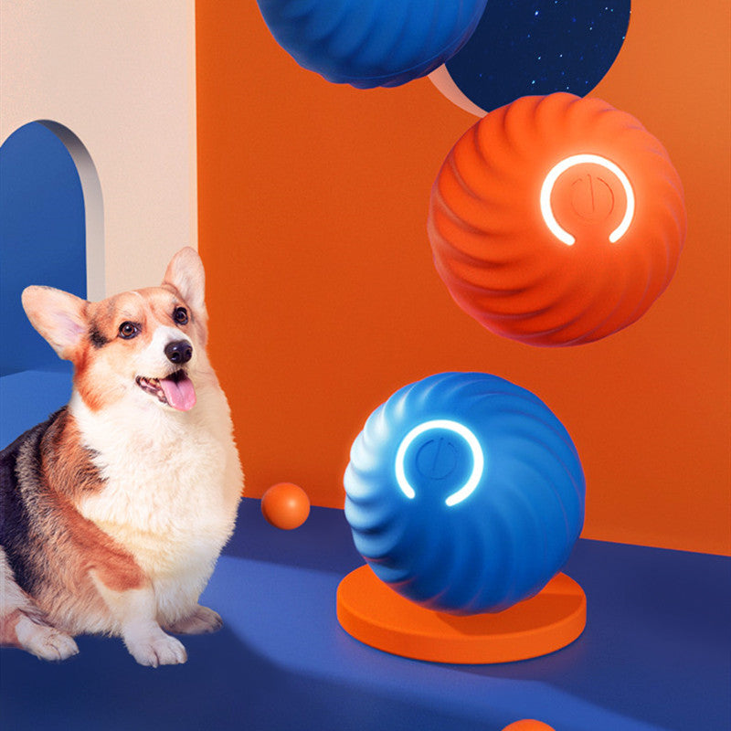 Rubber Pet Ball Toy Bite Resistant Chew Training Accessory