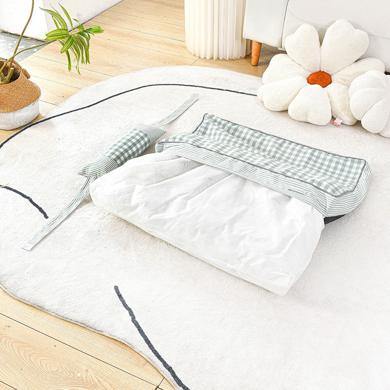 Warm Pet Nest Cushion Removable Washable Thick Soft Sleeping Mat