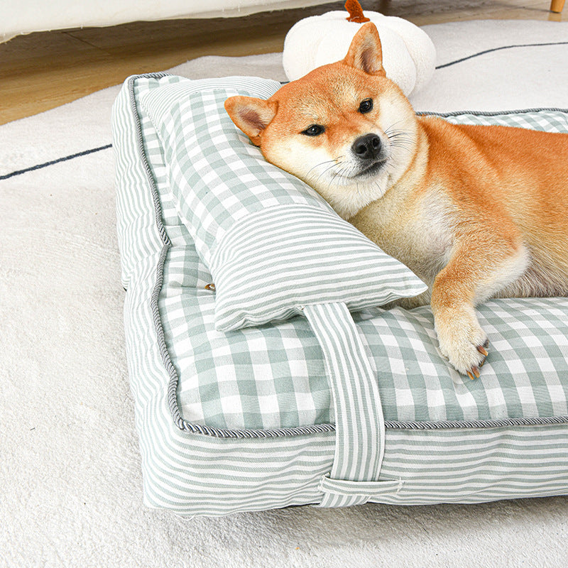 Warm Pet Nest Cushion Removable Washable Thick Soft Sleeping Mat