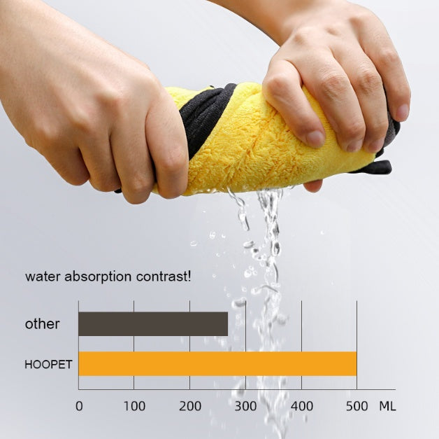 Absorbent Pet Bath Towel Quick-Drying Microfiber Towel for Dogs