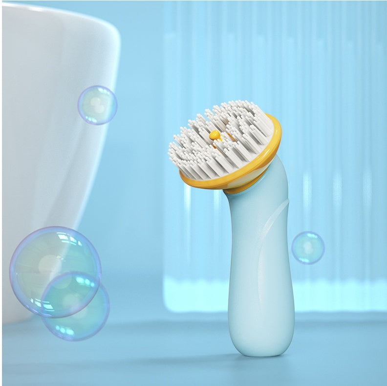 Handheld Pet Bath Brush Grooming and Cleaning Tool for Dogs