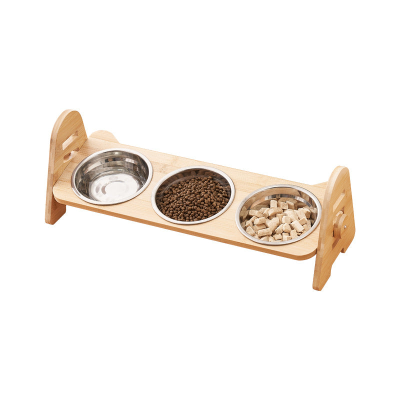 Oblique Mouth Pet Cervical Spine Protection Cat Dog Drinking Bowl