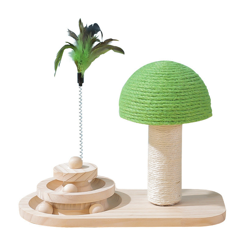 Pet Scratching Post Toy Furniture With Sisal Balls Claw Scratcher