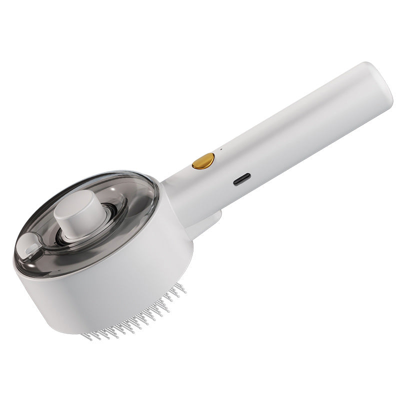 Self-Cleaning Pet Hair Remover Brush Steam Grooming Tool for Cats and Dogs