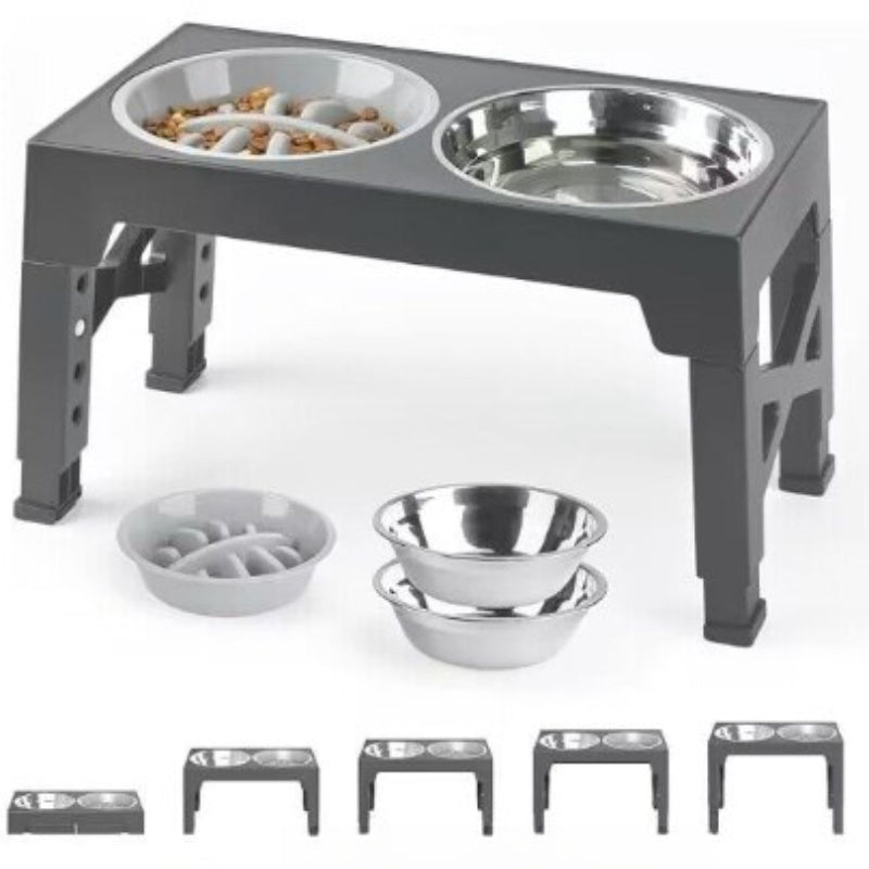 Elevated Pet Feeding Bowl Neck Protection Anti-Tumble for Medium and Large Dogs