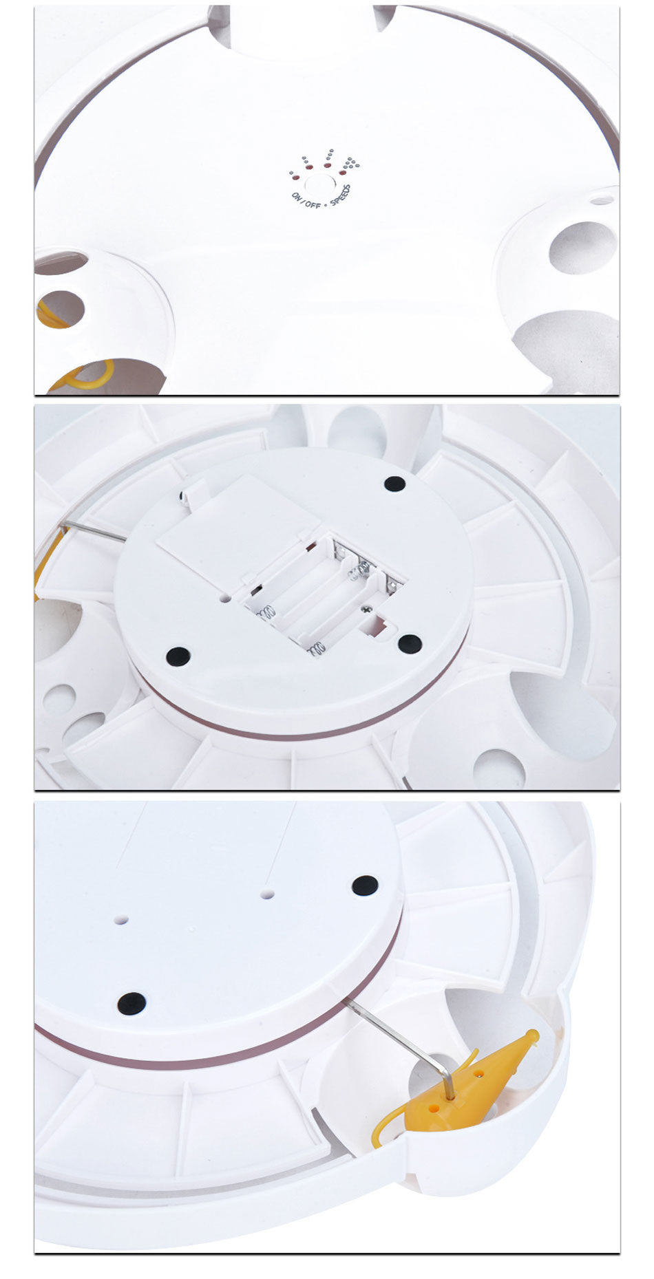 Electric Cat Turntable Toy Automatic Wheel for Interactive Mouse Chasing