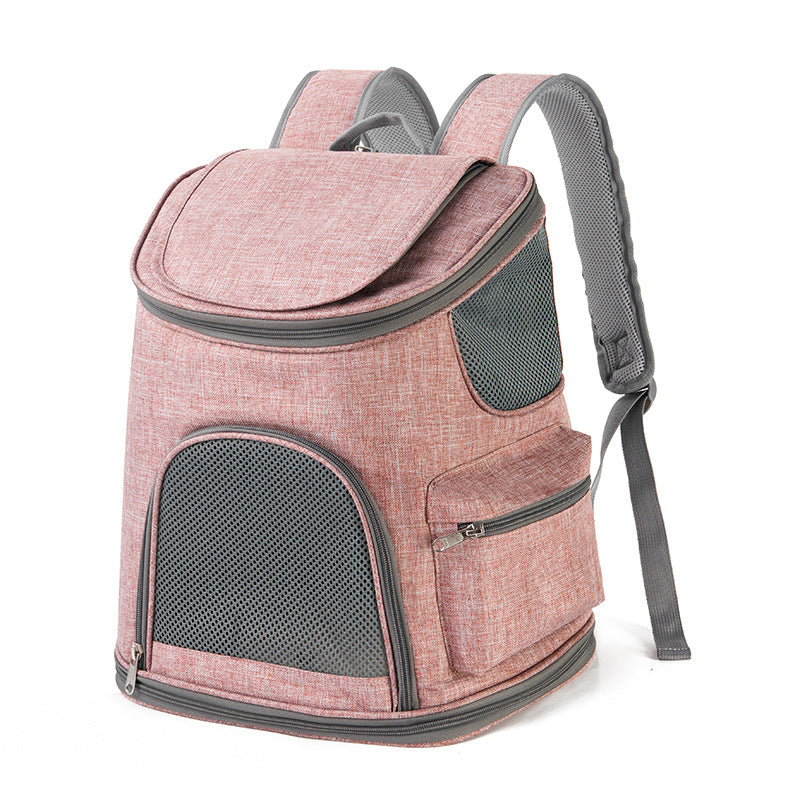 New Portable Pet Backpack Oxford Cloth Shoulder Bag for Dogs